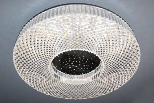 Светильник потолочный LED с пультом LED LAMPS 81084 Natali Kovaltseva белый 1 лампа, основание белое в стиле хай-тек с пультом фото 7